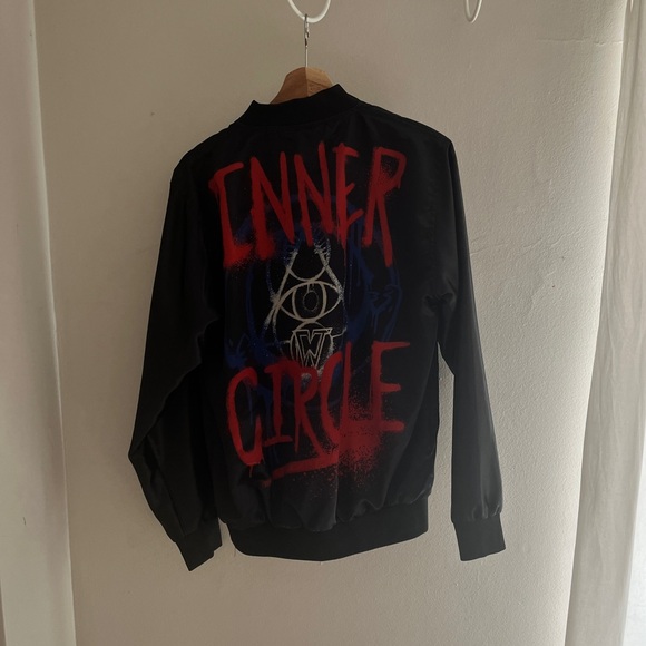 Inner Circle Satin Bomber Jacket (AEW) - Picture 1 of 4